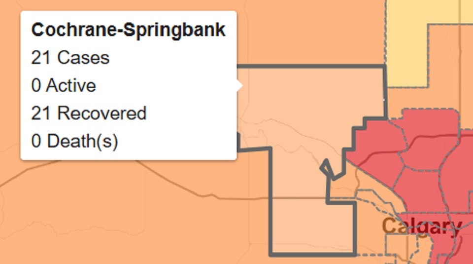 All 21 COVID cases have recovered in Cochrane-Springbank area ...
