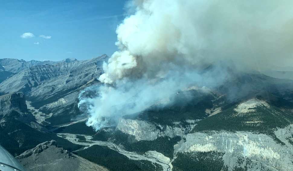 Blackrock Mountain wildfire being held - CochraneNow: Cochrane, Alberta ...