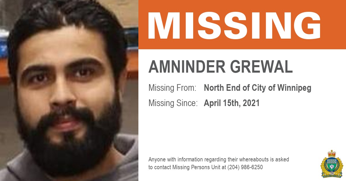Police, family, searching for man last seen in Winnipeg - CHVNRadio: Southern Manitoba's hub for local and Christian news, and adult contemporary Christian programming. - Vimarsana News