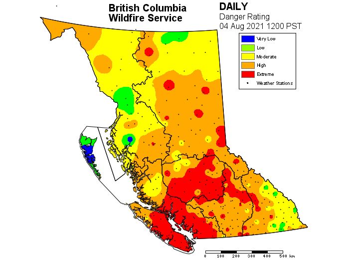 BC wildfire update, August 4, 2021 ReachFM Peace Country's hub for