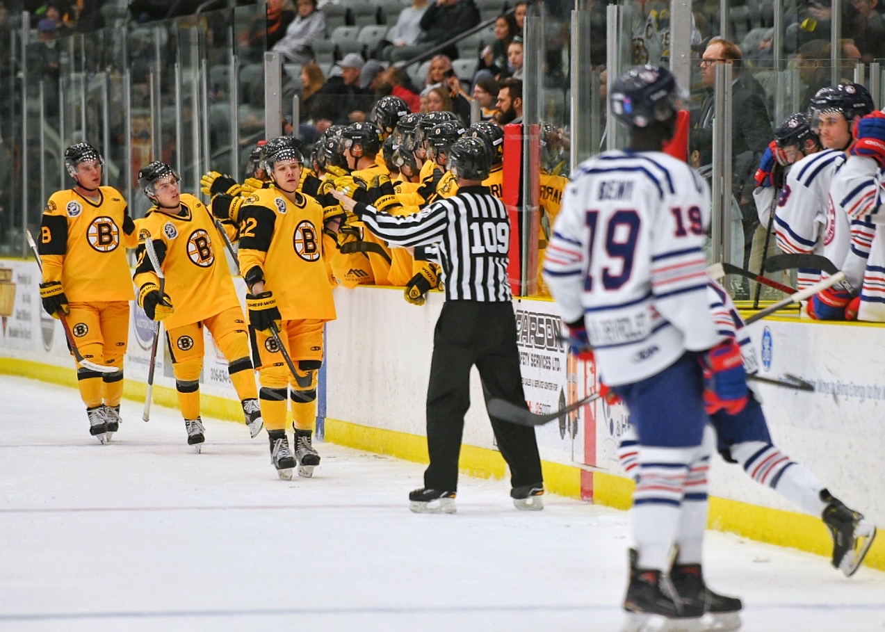 Million Dollar Blowout Bruins Hammer Millionaires 90