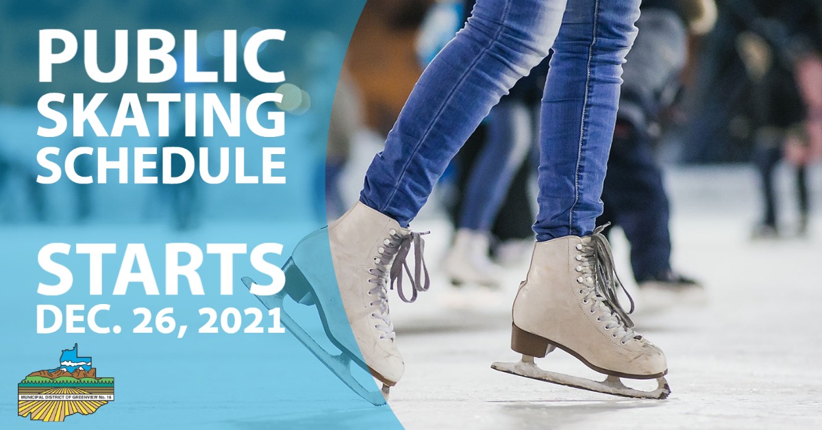 Public skating starts Dec. 26, 2021 at Grande Cache Recreation Centre