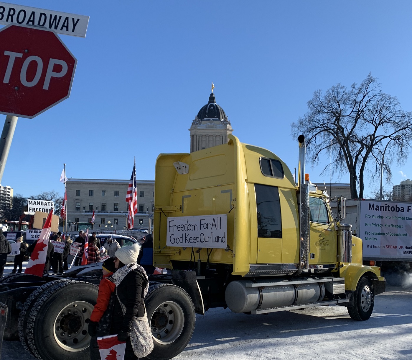 Winnipeg Police Service releases statement about downtown protest