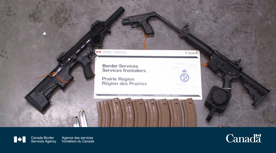 Border officials seize 3 guns at North Portal Local news, Weather