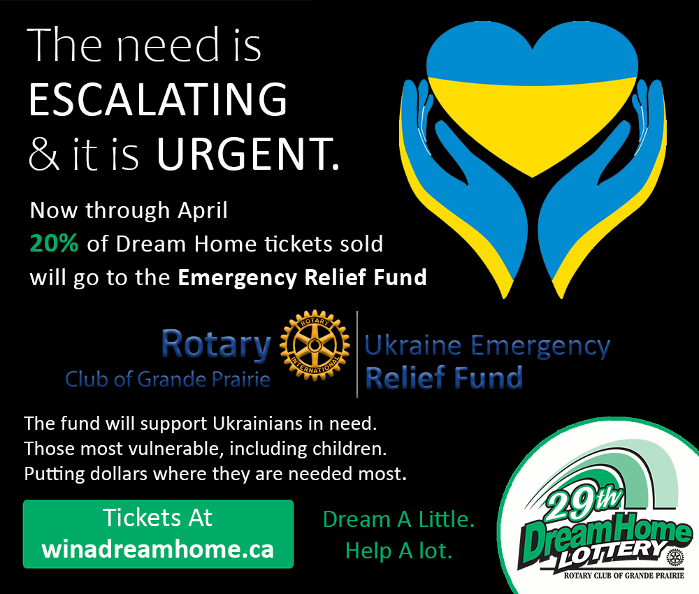 Rotary Dream Home ticket sales will benefit Ukraine Emergency Relief