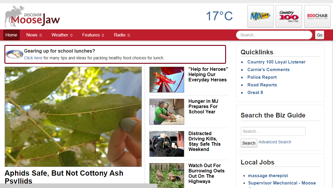 New look, same local information - DiscoverMooseJaw.com - Local news ...