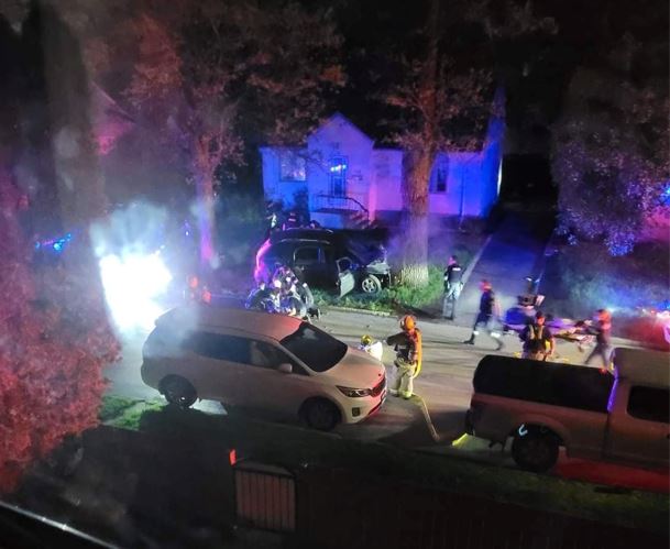 One person dead and two others injured after vehicle slams into tree ...