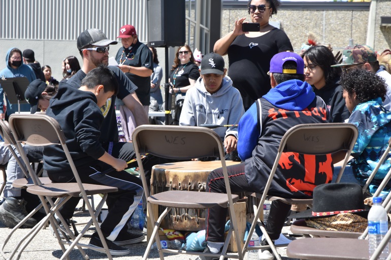 Interschool powwow hosted by Westmount and Carseland schools