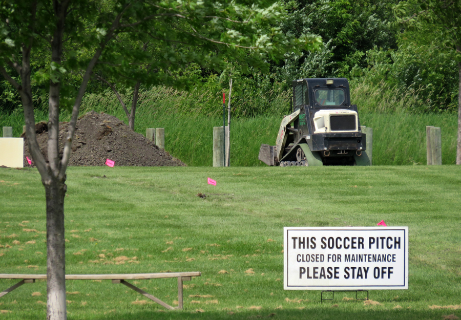 All fields at the Soccer park are finally fully irrigated