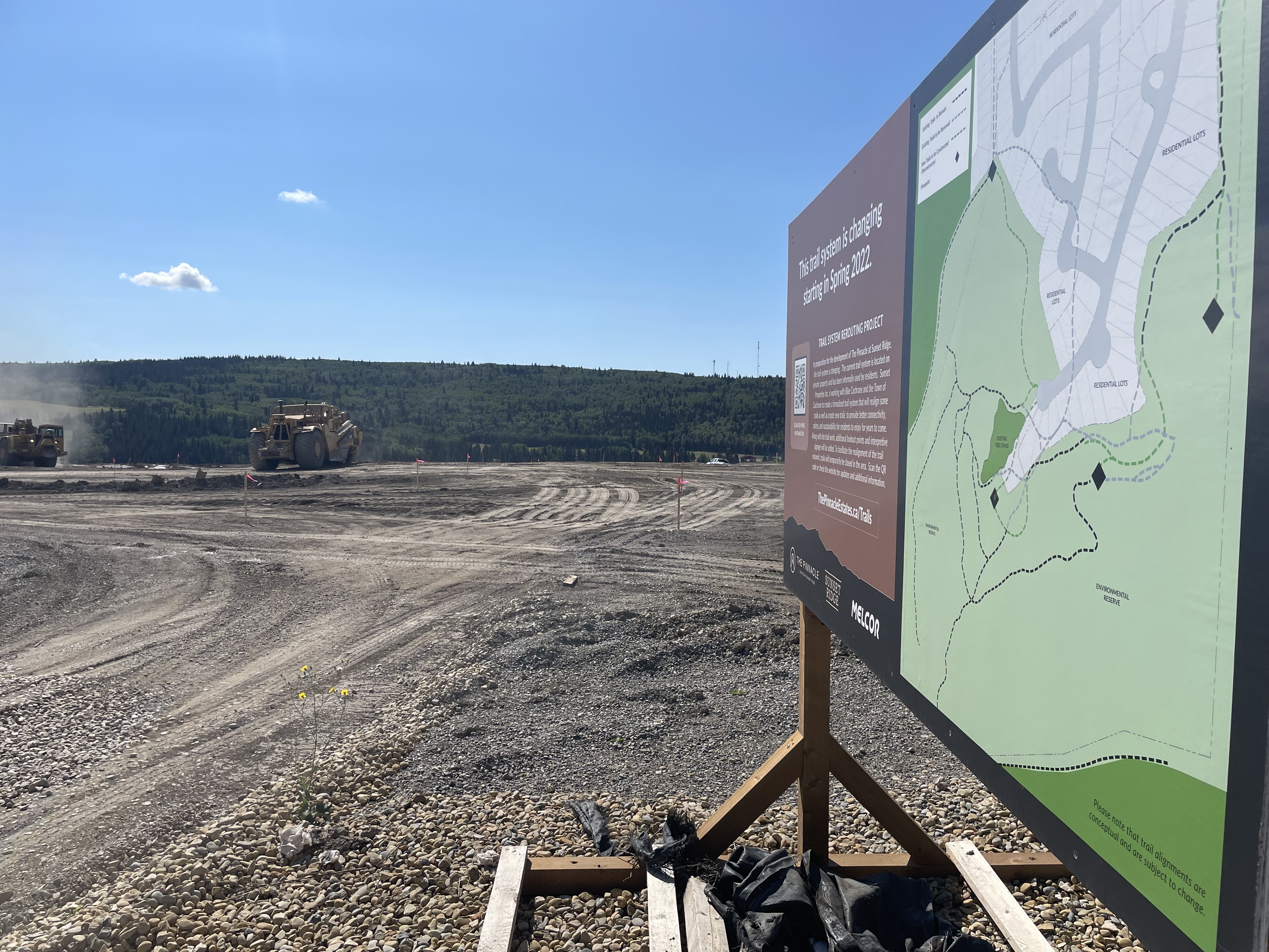 Paved pathway being built to connect Sunset Ridge - CochraneNow ...