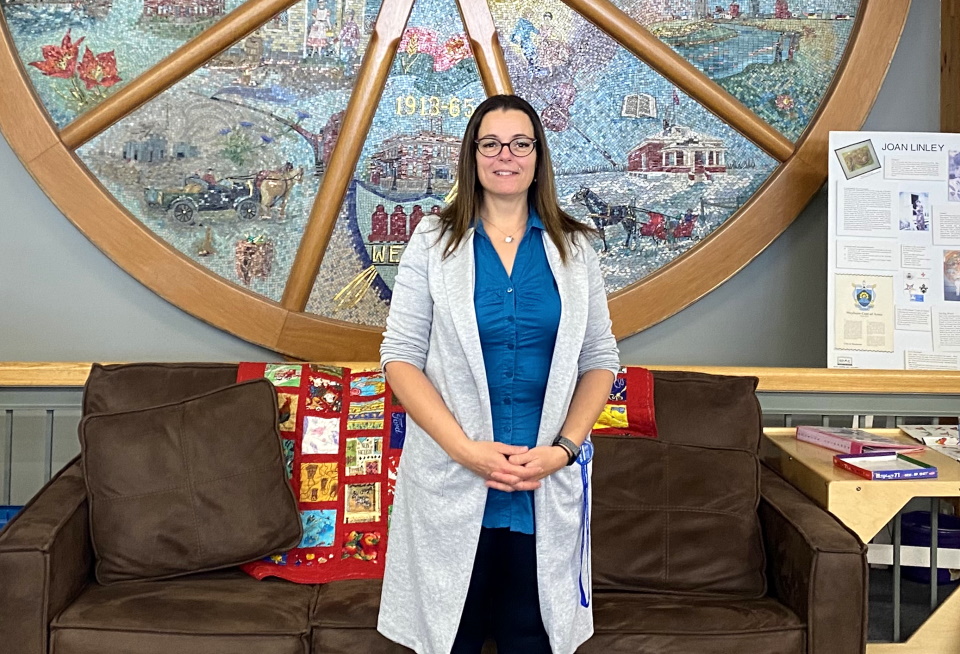 New Branch Manager at Weyburn Public Library patrons to say