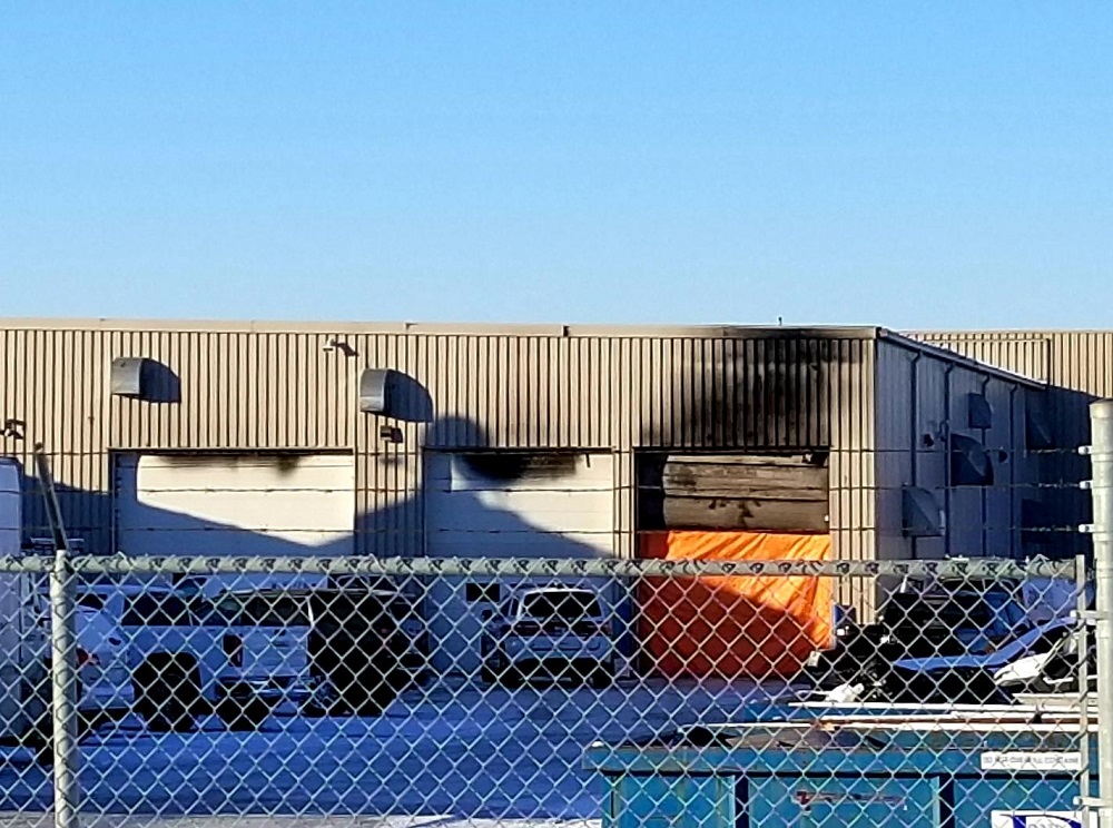 Early morning fire at vehicle dealership calls out Winkler firefighters