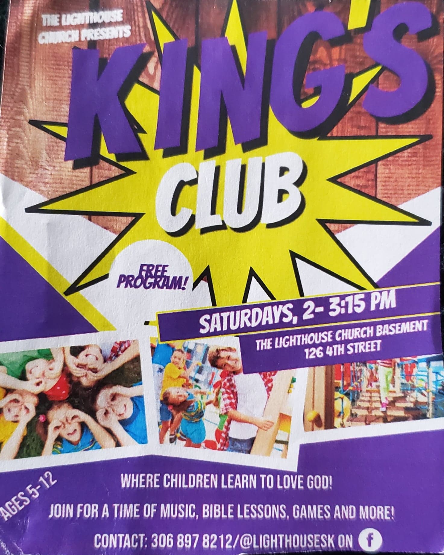 Kin Club Poster Kids building confidence with King's Club at Lighthouse Church ...