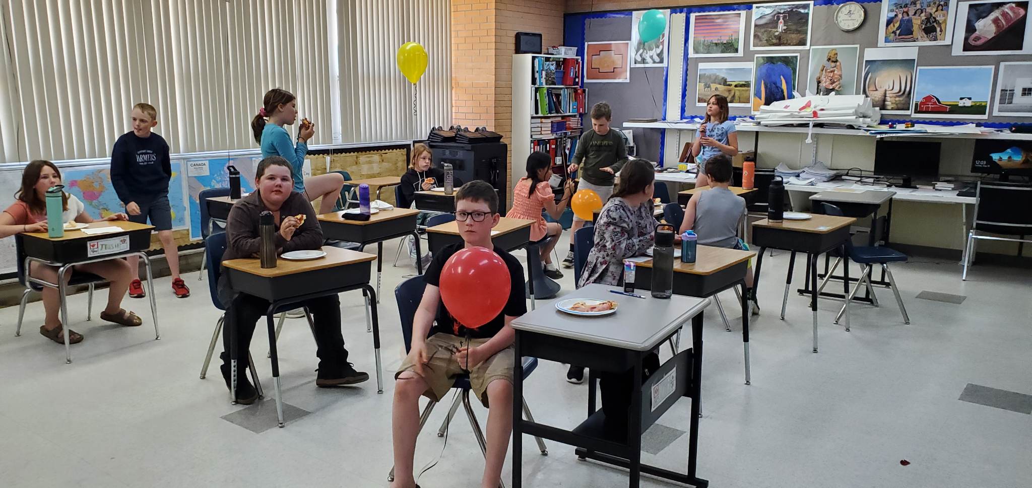 D'Arcy grade 6's earn Classroom of the Month West