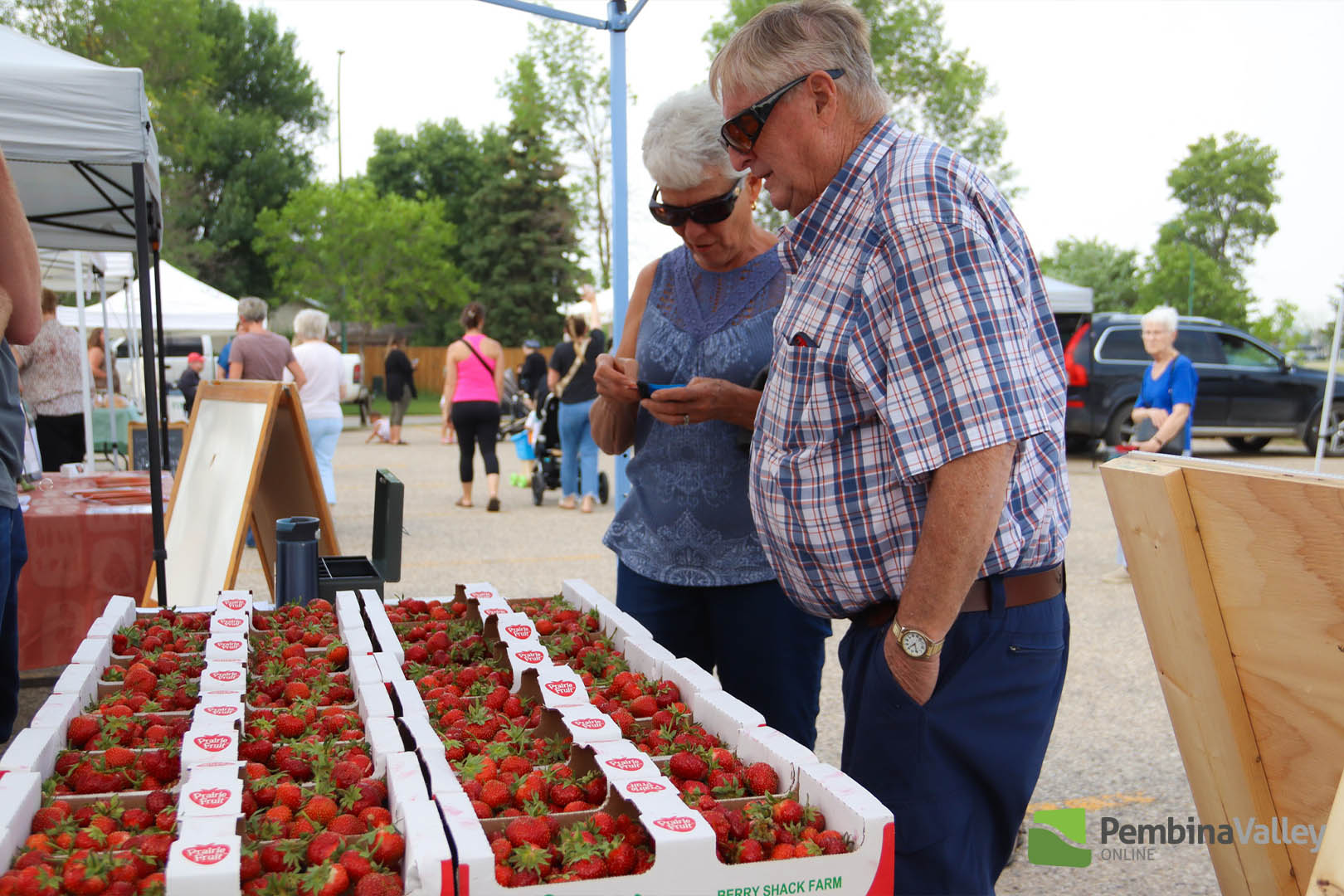 First of the season community spirit and sustainability shine at Winkler's Farmers' Market