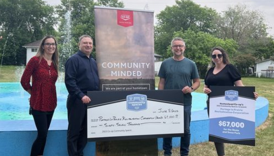 Homestead Coop donates 67,000 to the Portage la Prairie Parks