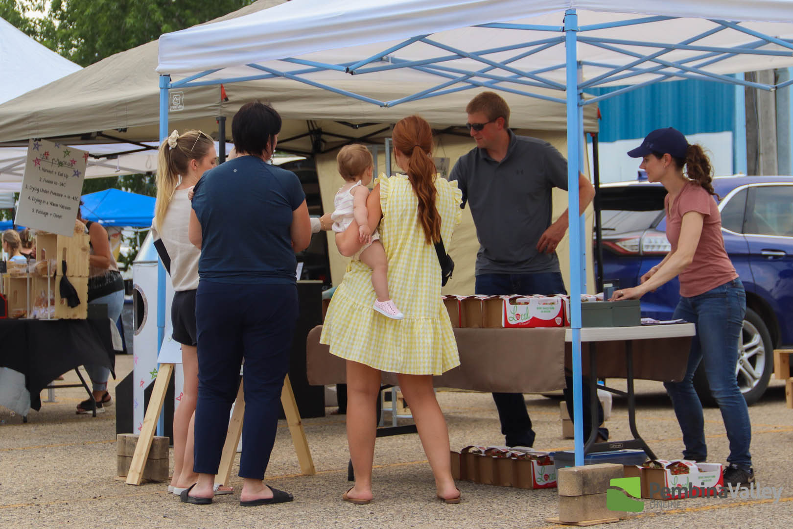 First of the season community spirit and sustainability shine at Winkler's Farmers' Market