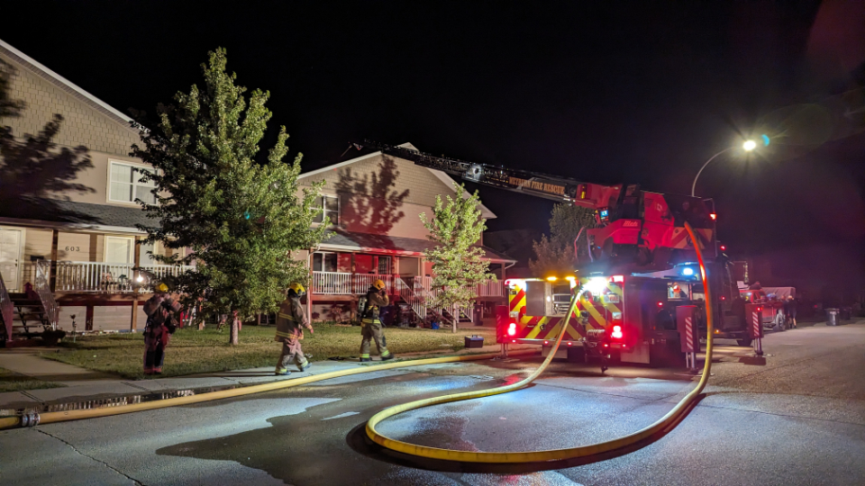 Loud boom, 911 call, bucket brigade Fire Chief comments on Barber