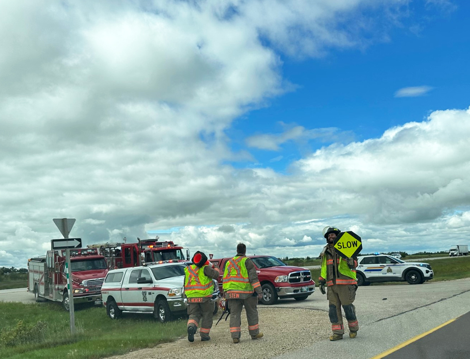 1 person injured in collision on the Trans-Canada Highway late Saturday ...
