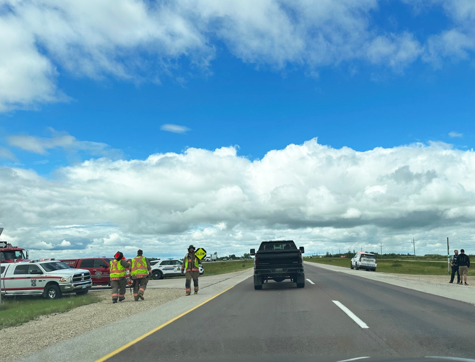 1 person injured in collision on the Trans-Canada Highway late Saturday ...
