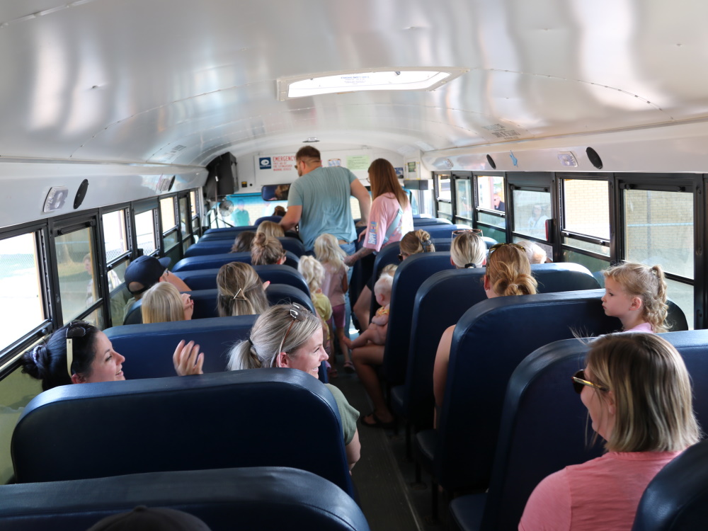 First-time riders learn about bus safety ahead of the big day ...
