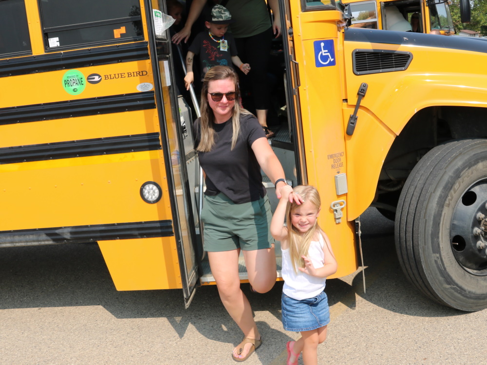First-time riders learn about bus safety ahead of the big day ...