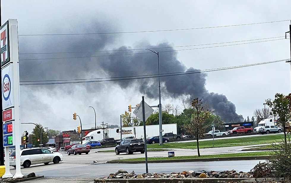 WATCH Crews respond to multi home fire in Winkler