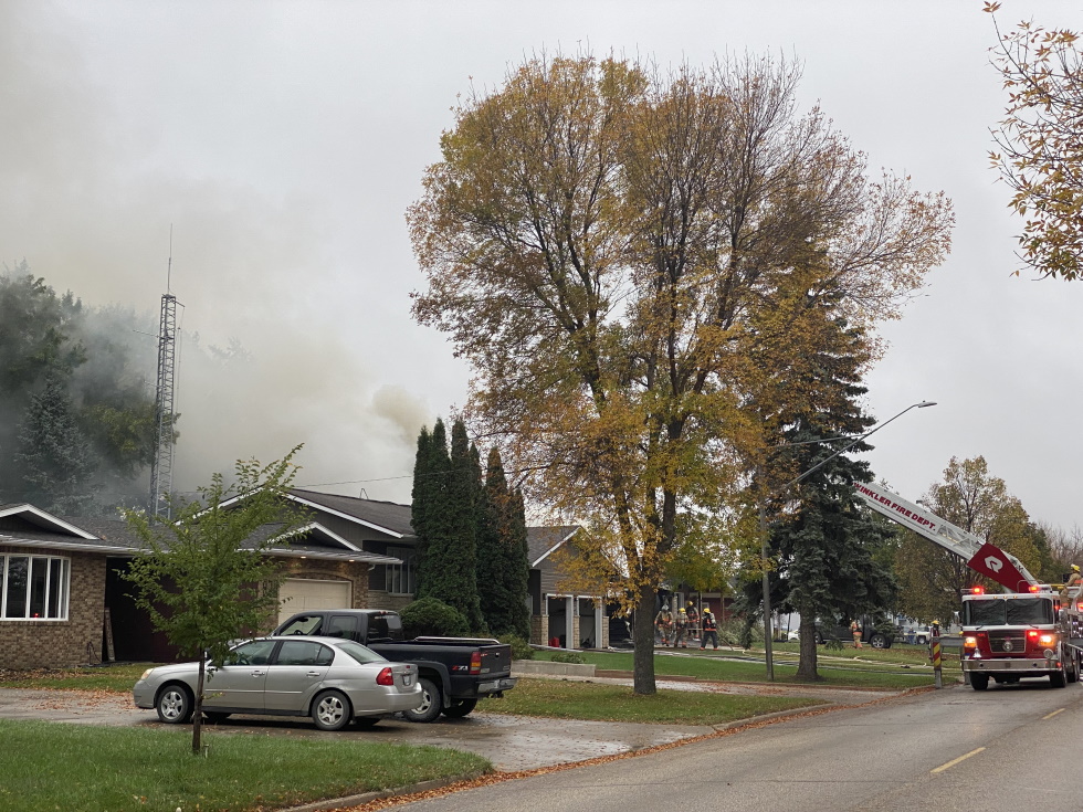 WATCH Crews respond to multi home fire in Winkler