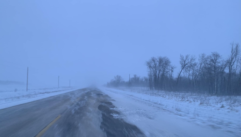 Blowing snow producing hazardous driving conditions in some areas ...