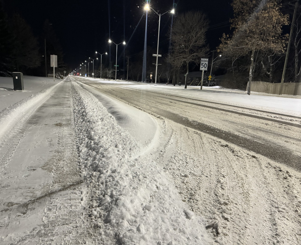 Highways are snow packed and icy this morning - SteinbachOnline.com ...