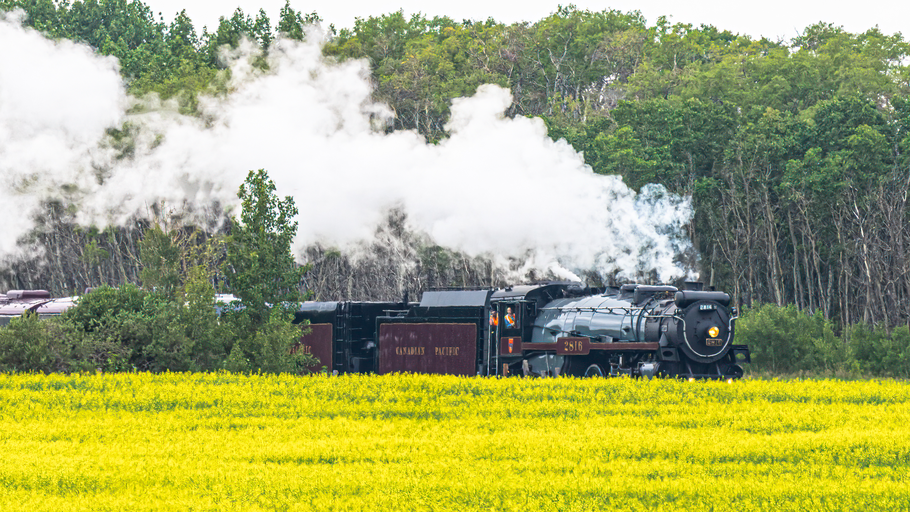 Restored century-old steam engine chugs across southwest ...