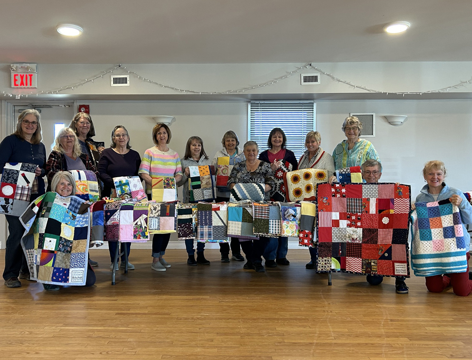 Seniors Donate Homemade Blankets Blessing People With Alzheimers Seniors Donate Homemade Blankets Blessing People With Alzheimers