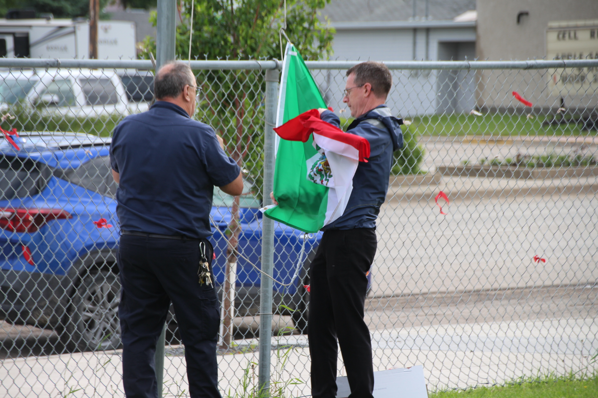Flag raising at PCI represents 30 nationalities - PortageOnline.com ...