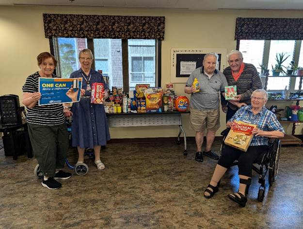 High River retirement community racks up food drive donations ...