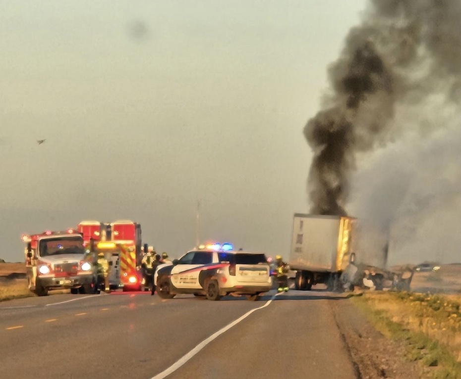 Man pronounced dead at scene following two-vehicle collision on highway ...
