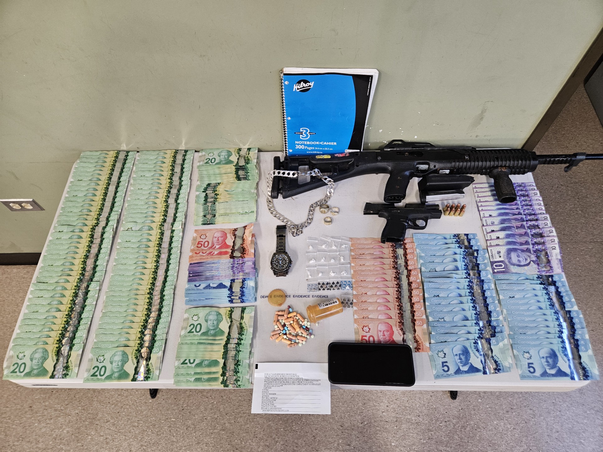 RCMP traffic stop leads to seizure of loaded firearms, drugs and cash ...