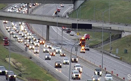 Deerfoot southbound re-opened after early morning vehicle collision ...