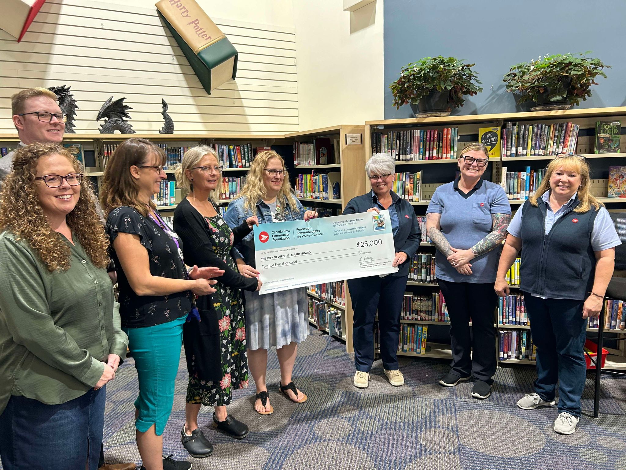 $25,000 grant helps Airdrie Library grow its collection 