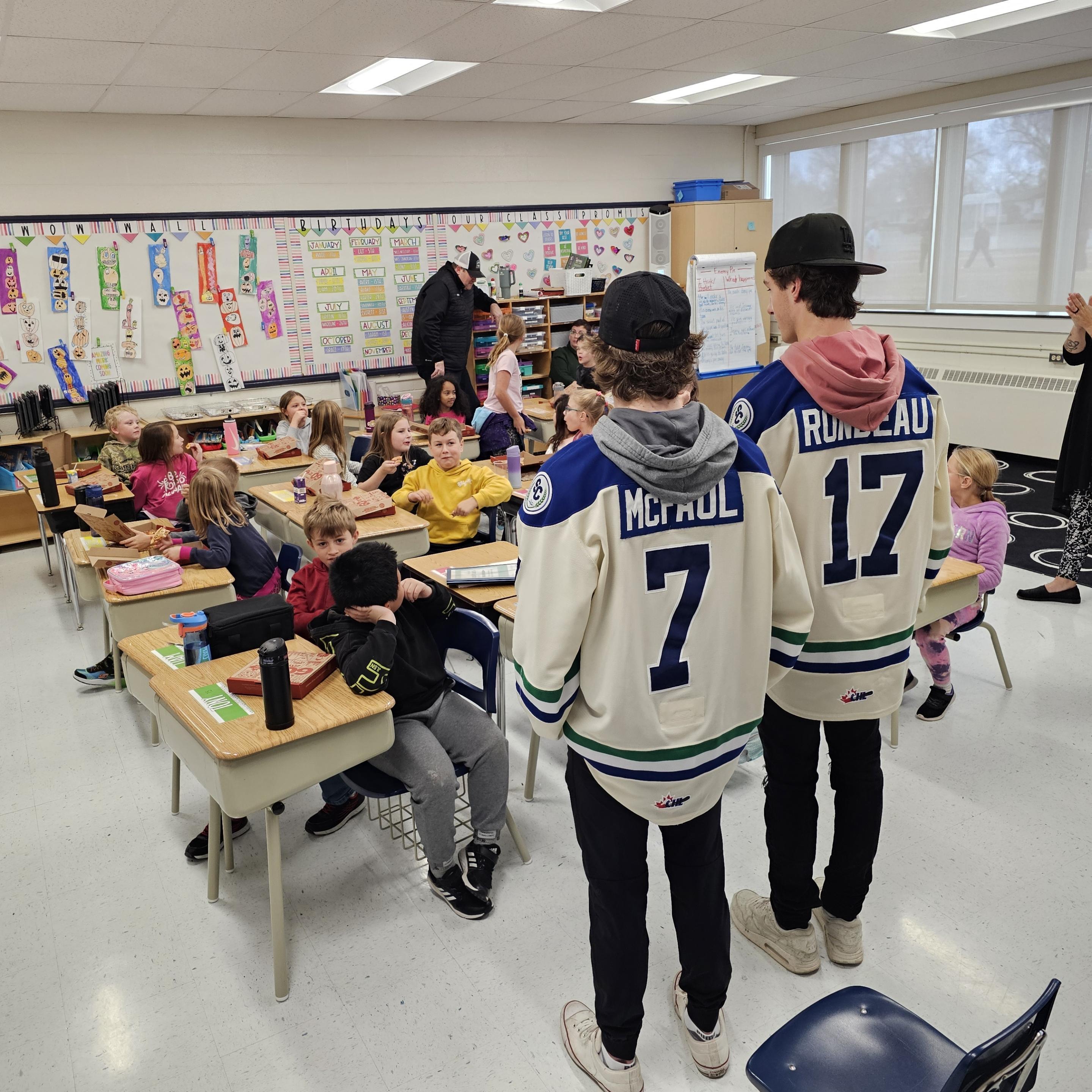 Fun with the Grade 3 class at Irwin for Classroom of the Month ...