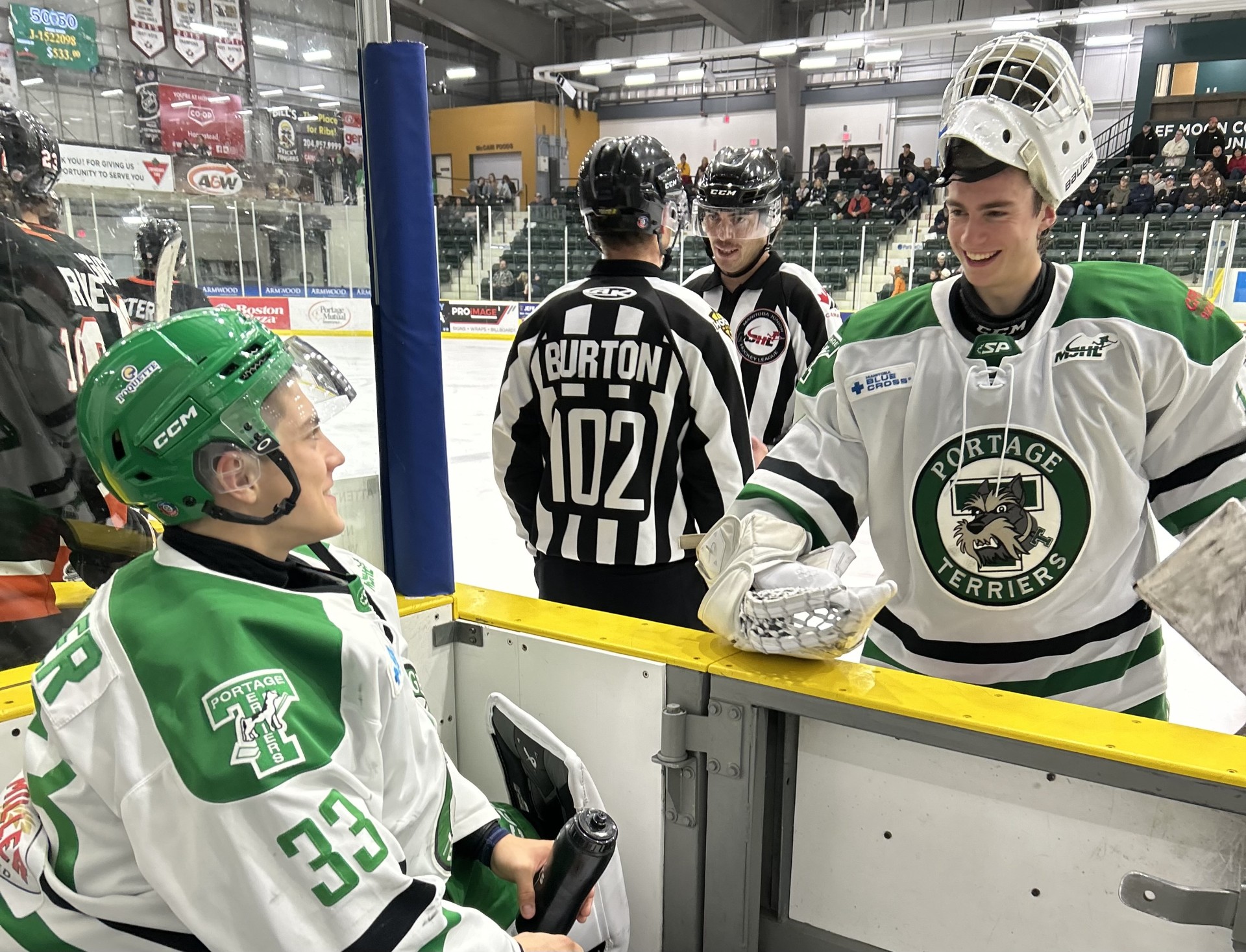 Terrier goalies enjoying the ride to start the year - PortageOnline.com ...