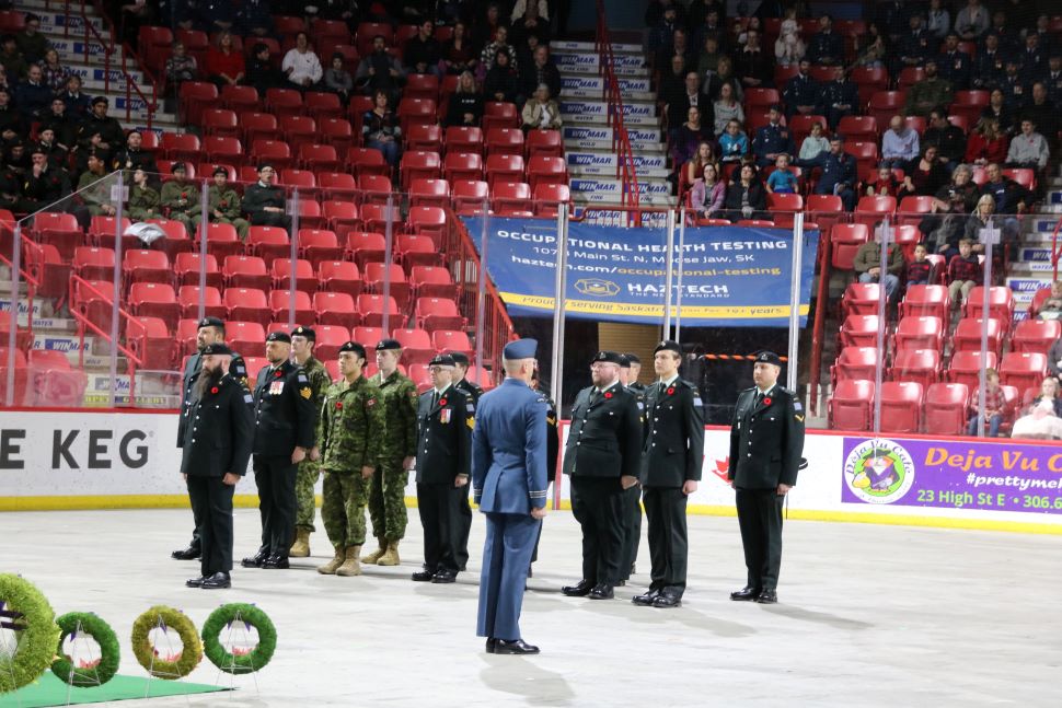 Annual Remembrance Day Service held at the MJEC - DiscoverMooseJaw.com ...