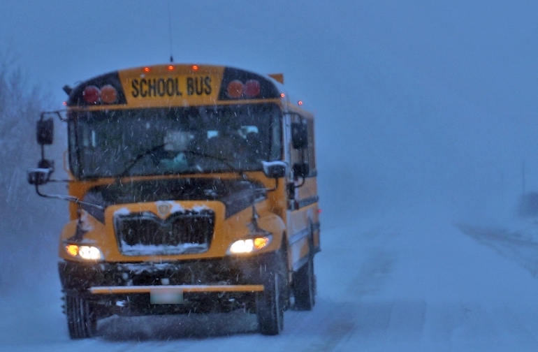 Treacherous driving conditions lead to school closures in Manitoba ...