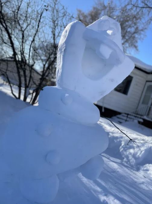Glenelm neighbourhood comes together for 8th annual snow sculpture ...