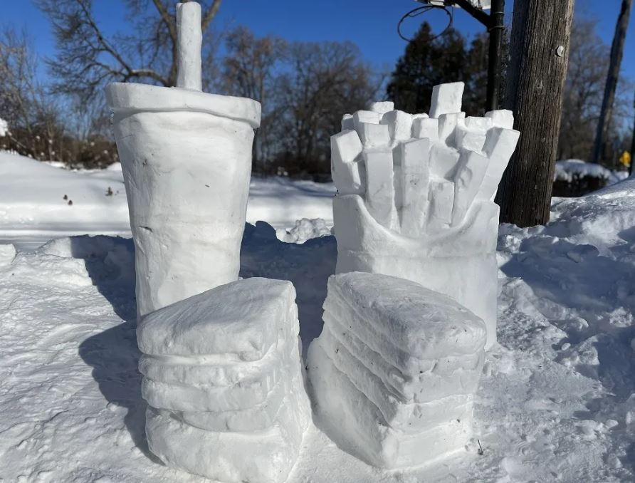 Glenelm neighbourhood comes together for 8th annual snow sculpture ...