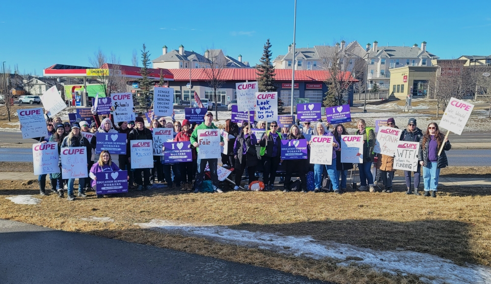 Cupe Alberta Rally Gallery: Foothills education workers join the picket line as striking ...