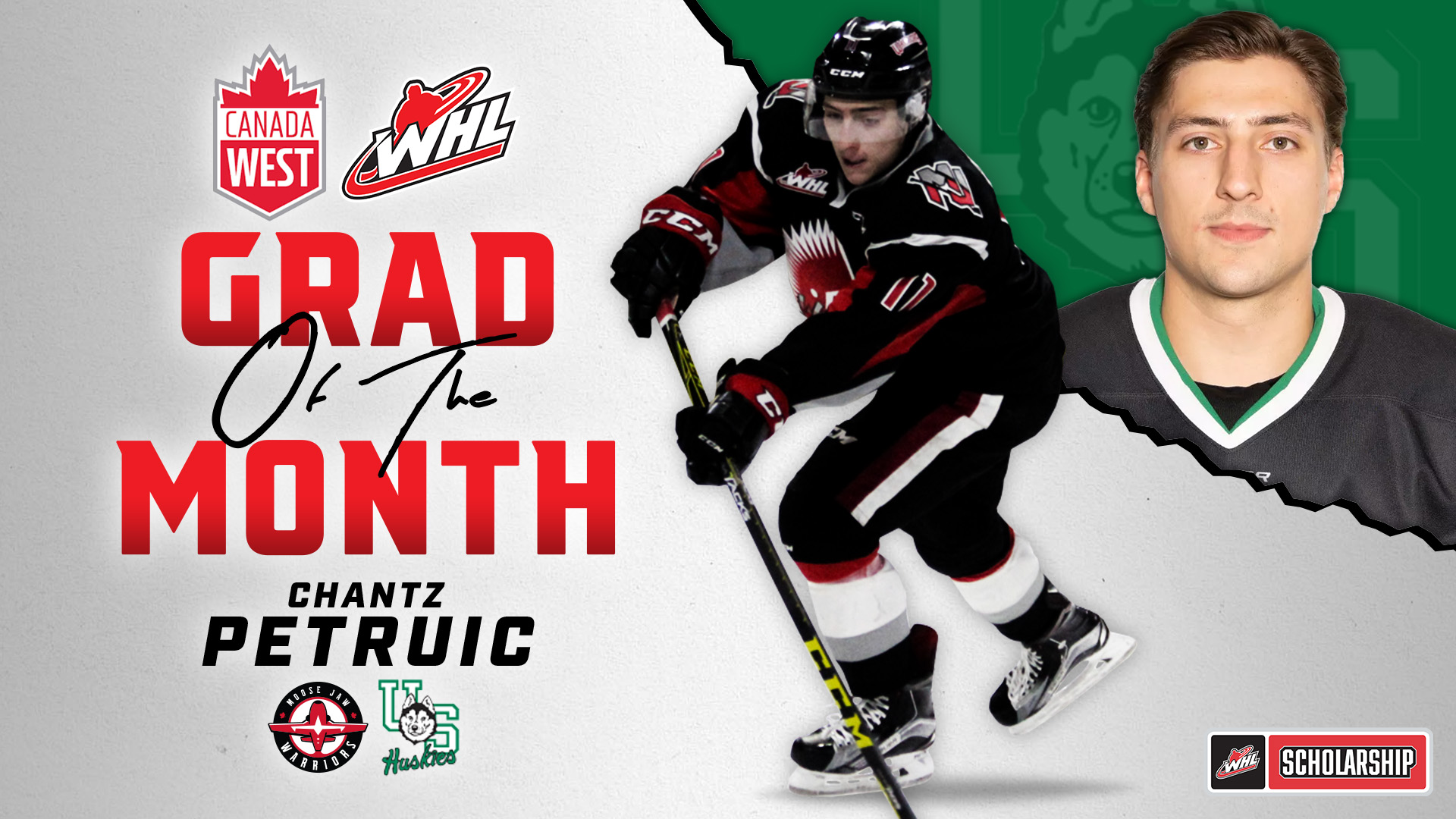 Former Warriors forward Petruic named WHL Grad of the Month for ...