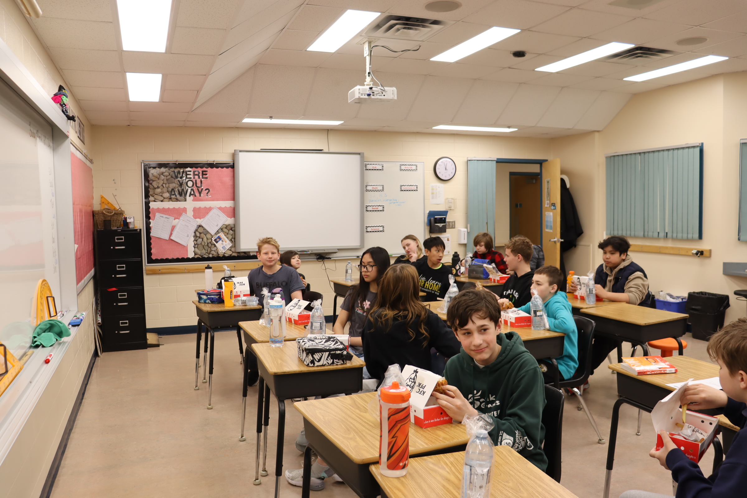 7A class at Spruce Ridge enjoys a springtime classroom celebration ...