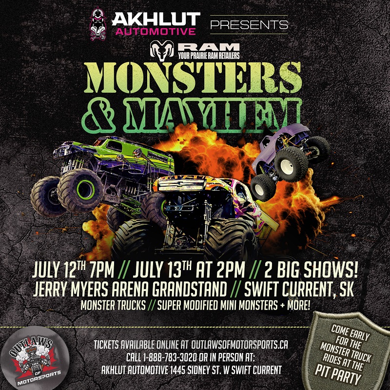 After 10 long years the monster trucks have returned -  SwiftCurrentOnline.com - Local news, Weather, Sports, Free Classifieds and  Job Listings
