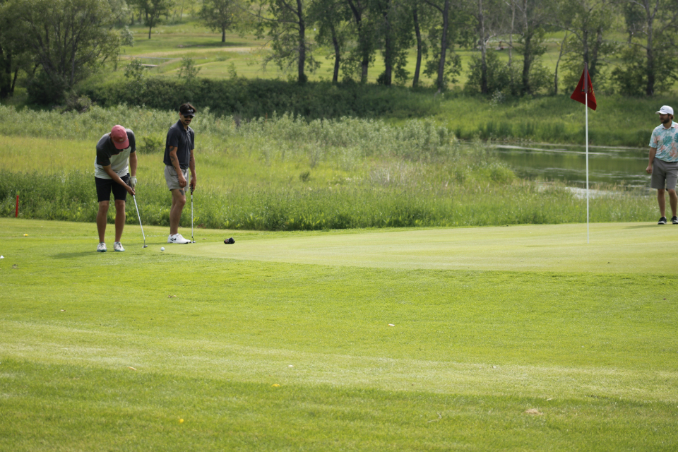 Driving support: First annual Curtis Fehr Memorial Golf Tournament tees ...