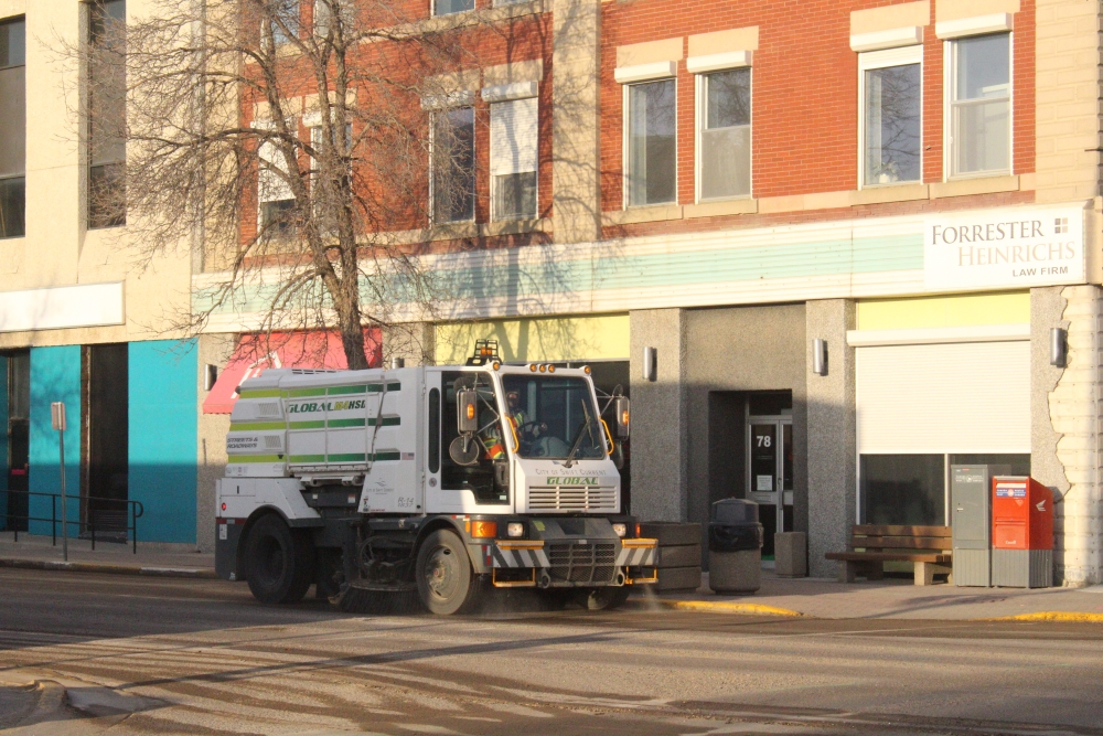 Sweeper Wraps Residential street sweeping wraps up in Swift Current ...